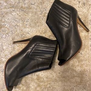 Halogen Open Toe Booties